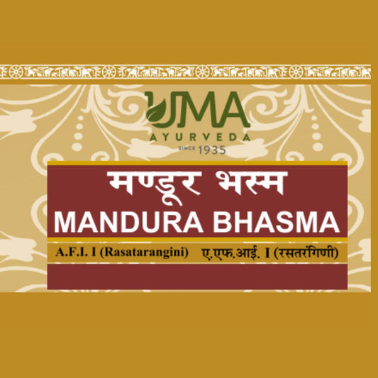 Uma Ayurveda Mandur bhasm useful in Jaundice, Anaemia