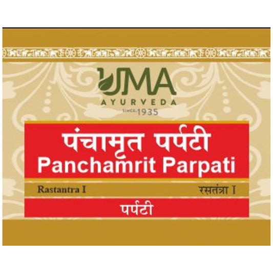 Uma Ayurveda Panchamrita Parpati Useful in Malabsorption Syndrome Diarrhea Emesis Piles