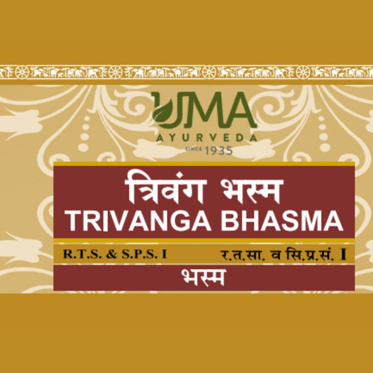 Uma Ayurveda Trivang Bhasma useful in Diabetes, Menstrual Disorders