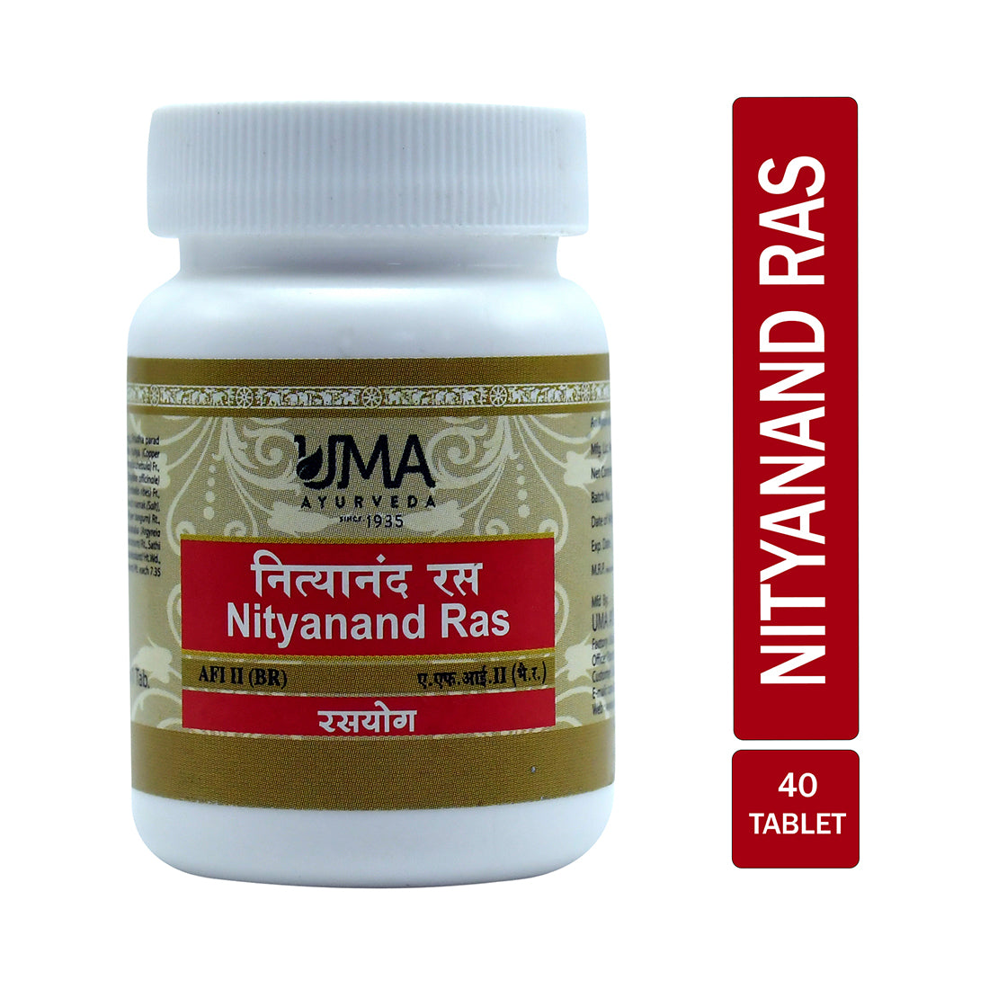 Uma Ayurveda Nityanand Ras Tablet