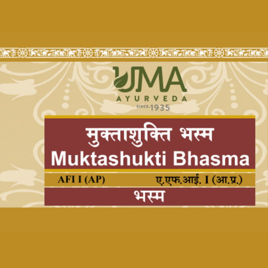 Uma Ayurveda Muktashukti Bhasma useful in Pittaroga, Abdominal Pain