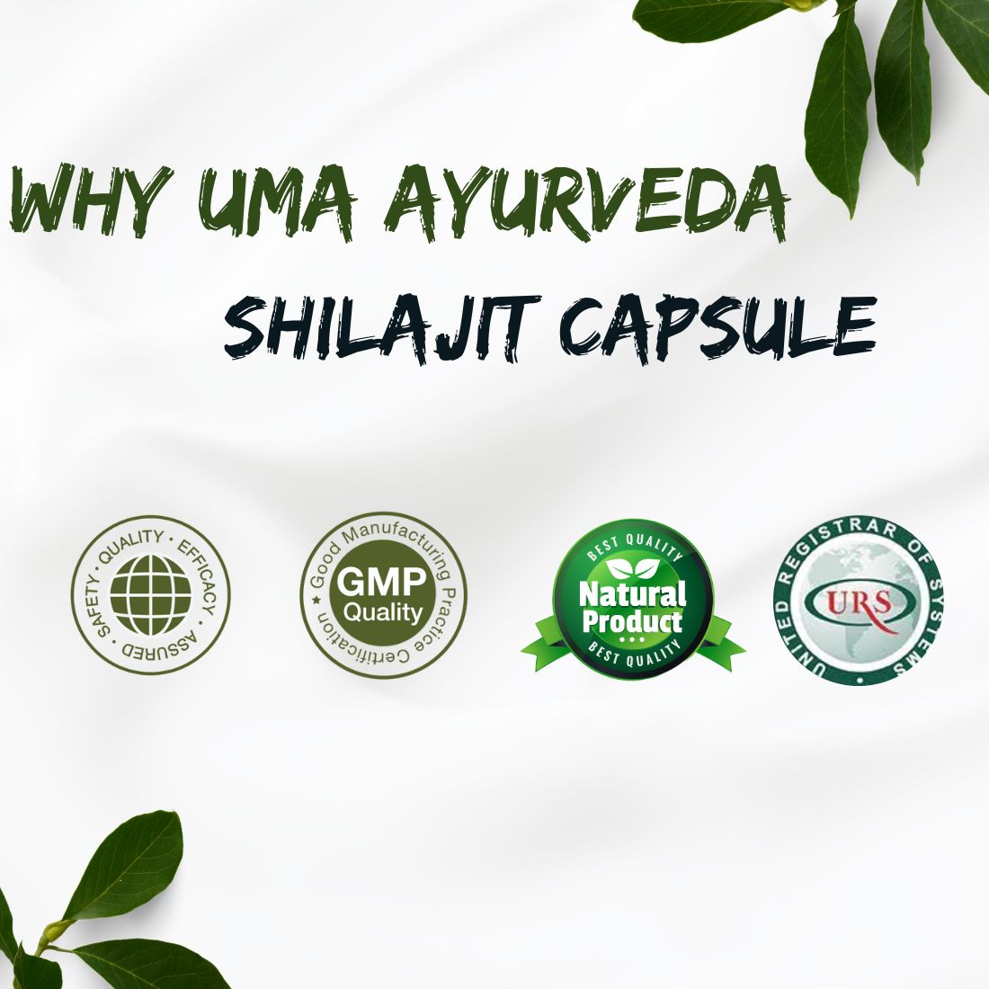 Uma Ayurveda Shilajit Capsule For Erection