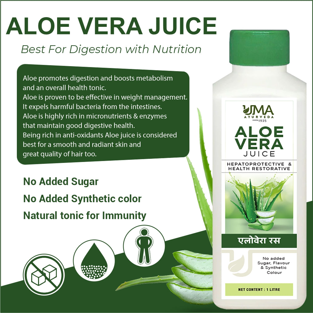 Ayurvedic Aloevera Juice For Weak Digestion