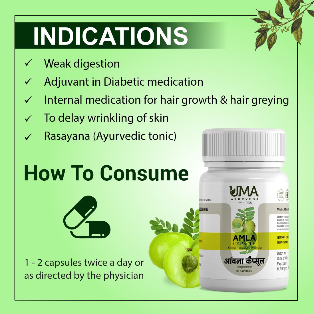 Ayurvedic Amla Capsule For Immunity Booster