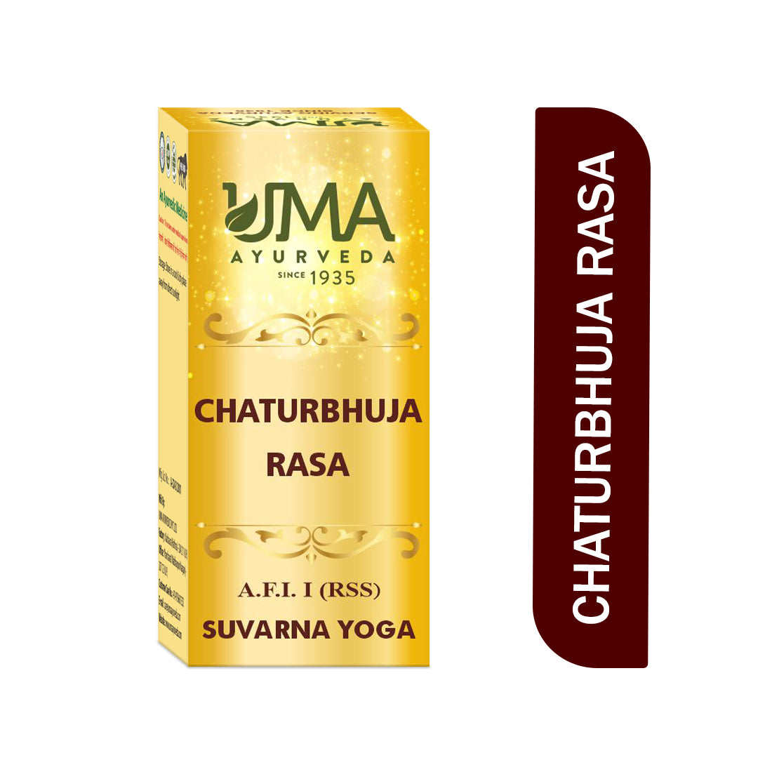 Chaturbhuja Rasa Ayurvedic Gold Tablet for Cough & Asthma