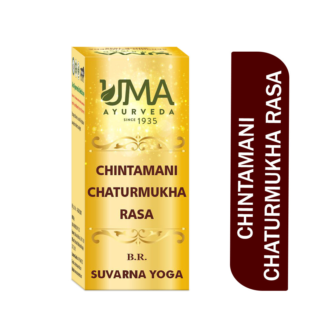 Chintamani Chaturmukha Rasa Ayurvedic Gold Tablet For Neurological Disorder