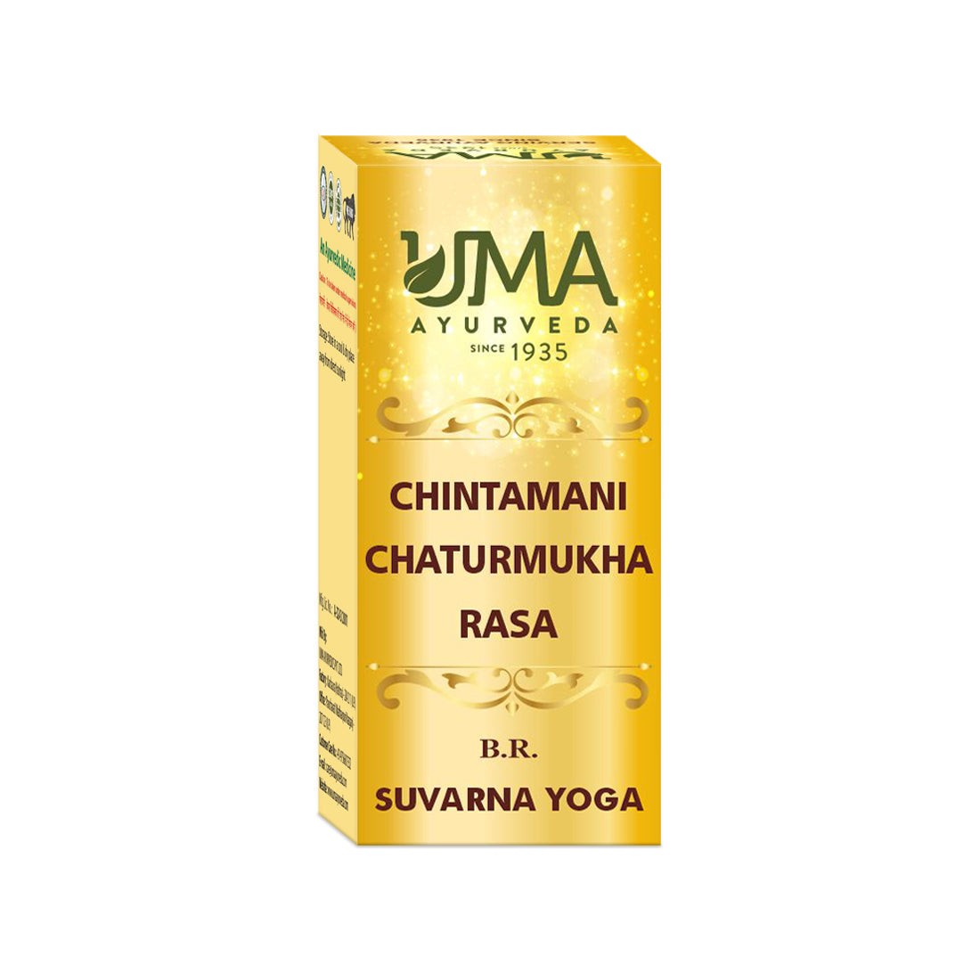 Chintamani Chaturmukha Rasa Ayurvedic Gold Tablet For Neurological Disorder