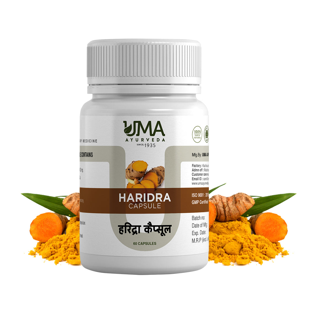 Haridra Capsule for Prevent Skin Allergies Joint Pain