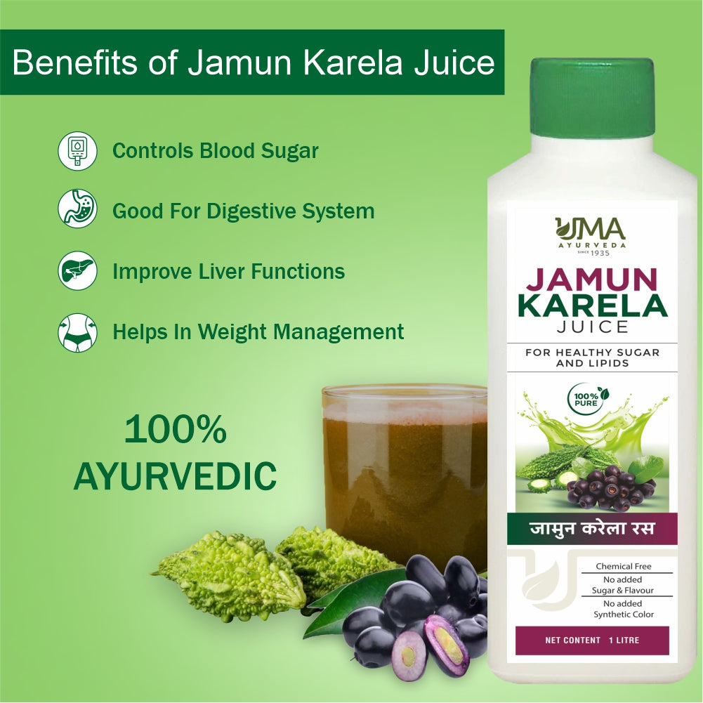 Ayurvedic Jamun Karela Juice 