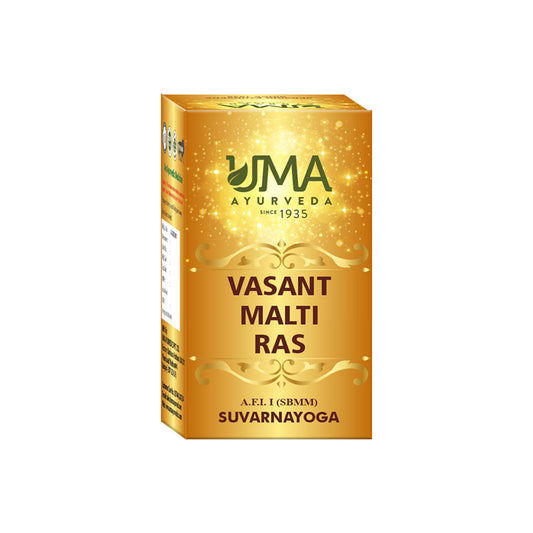 Vasanta Malti Rasa Gold Tablet Useful For Chronic Cough & Fever