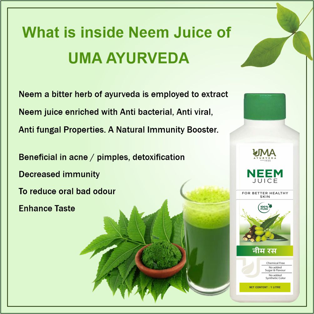 Ayurvedic Neem Juice For Common Cold 