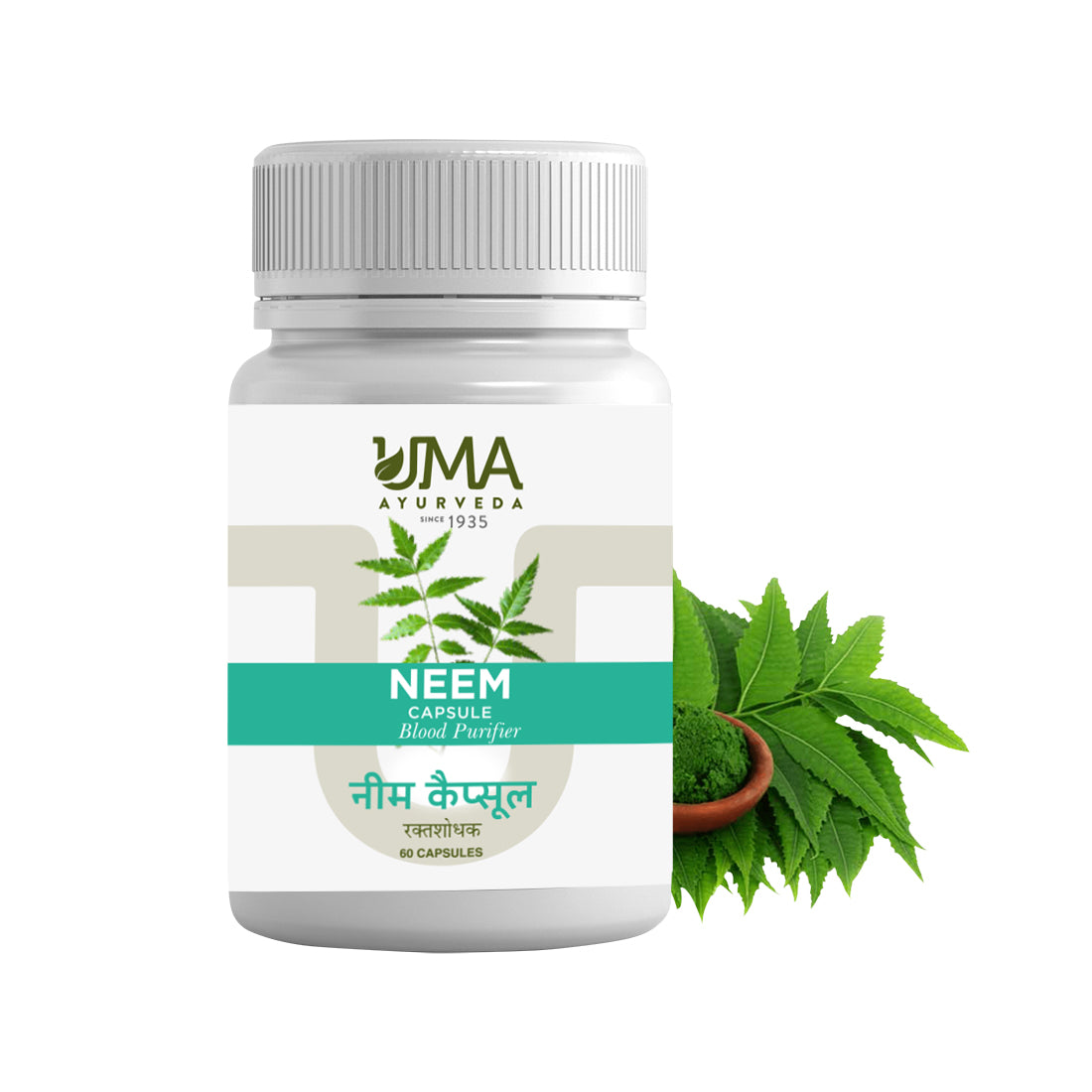 Ayurvedic Neem Capsules For Skin Diseases and Blood Purify