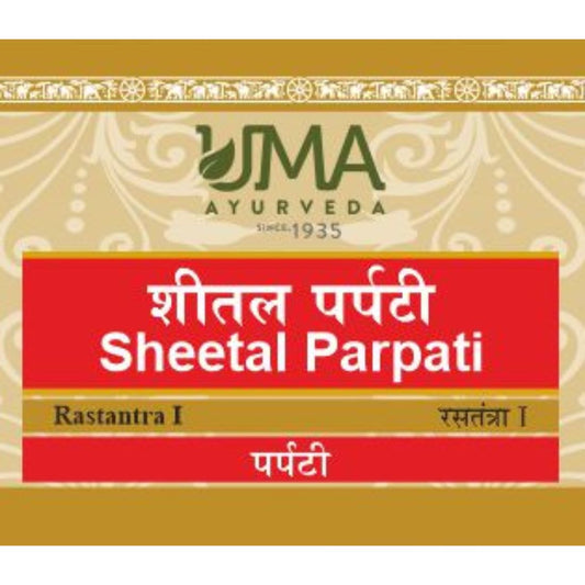 Uma Ayurveda Sheetala Parpati Useful in Dysuria Hyperacidity Emesis