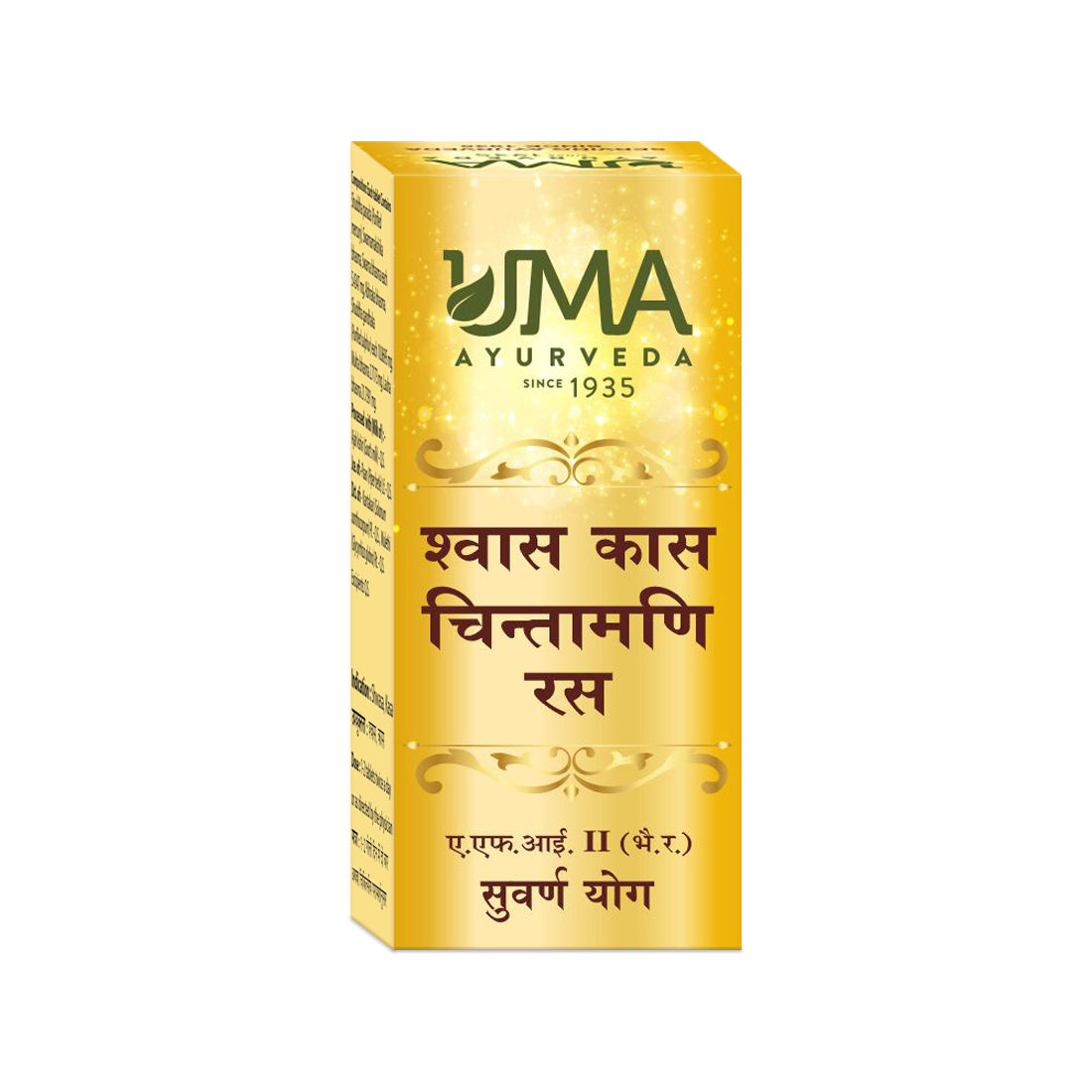 Shwasa Kasa Chintamani Rasa Gold Tablet For Asthma & Cough