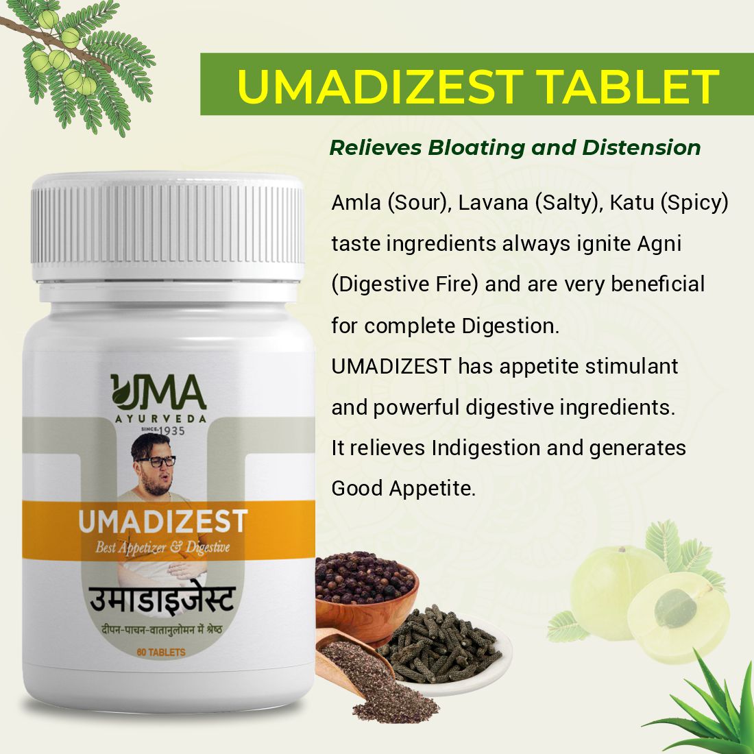 Ayurvedic Umadizest Tablets