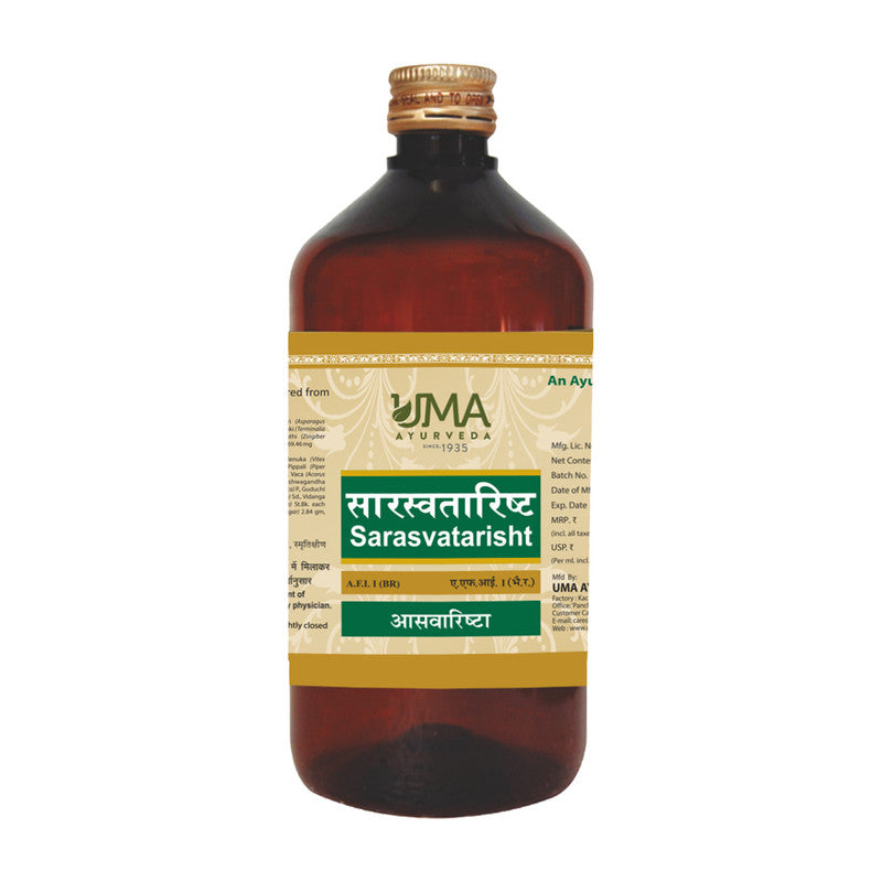 Uma Ayurveda Sarsvatarishta_450_ml